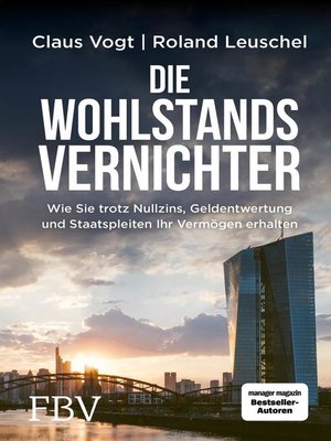 cover image of Die Wohlstandsvernichter